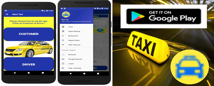 Taxi Lanzarote App - Servicios de Taxi Lanzarote - Transporte al Aeropuerto  Lanzarote - Paradas de Taxi Lanzarote