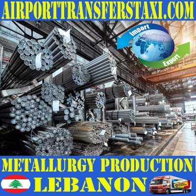 Metallurgy Industry Lebanon Exports - Imports Made in Lebanon - Logistics & Freight Shipping Lebanon - Cargo & Merchandise Delivery Lebanon