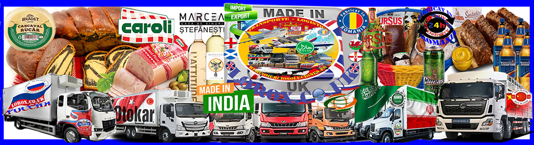 Exports Romania - Logistics 8 Demographic Continents (including Russia Federation) (Airlines - Maritime - Rail Courier - Road Transportation)